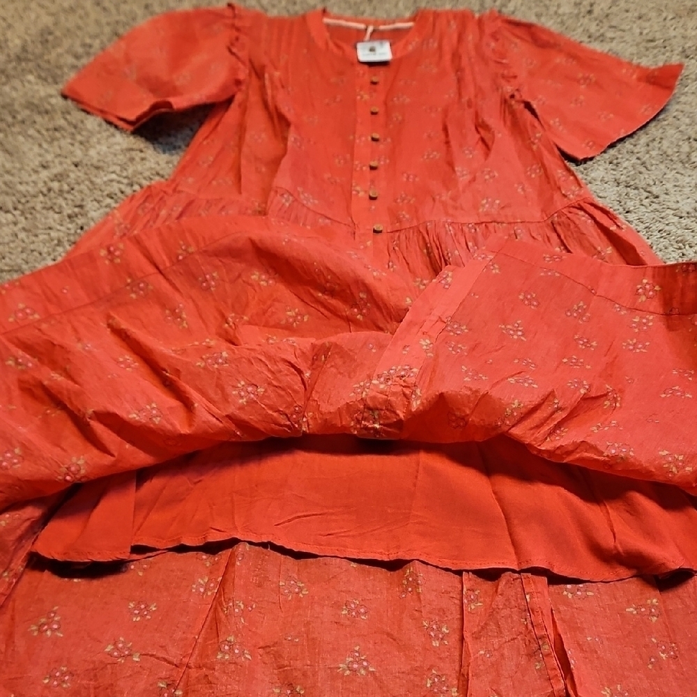 Free People Bella Mae Floral Midi Dress - Picture 9 of 12